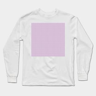 Lilac Gingham Check Long Sleeve T-Shirt